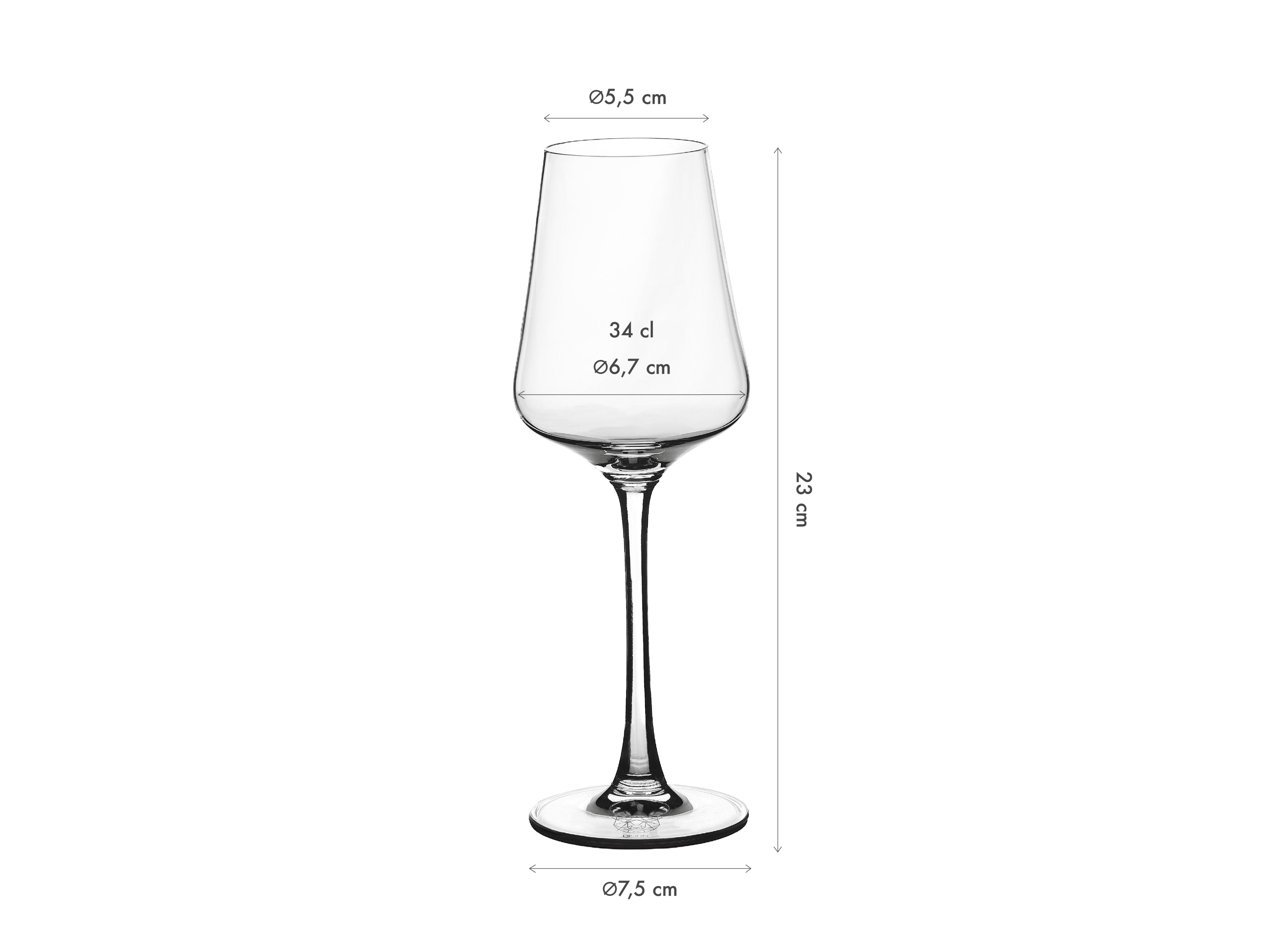 Verre à pied 34cl LAGOM - 6 pièces