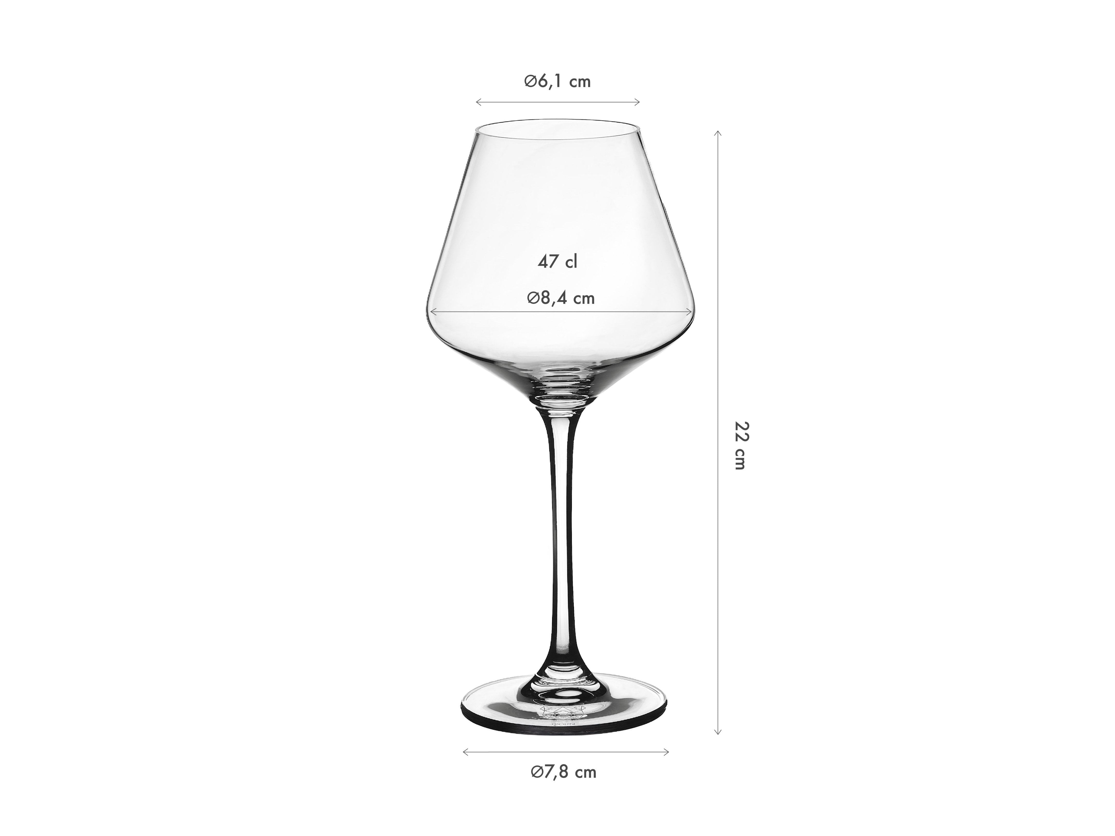 Verre à pied 47cl LAGOM - 6 pièces
