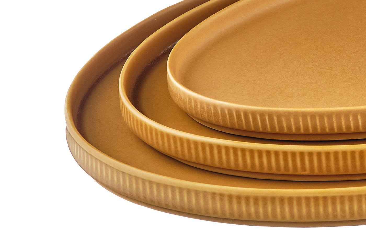 Plateau de service SCANDI - 3 pièces - Ocre