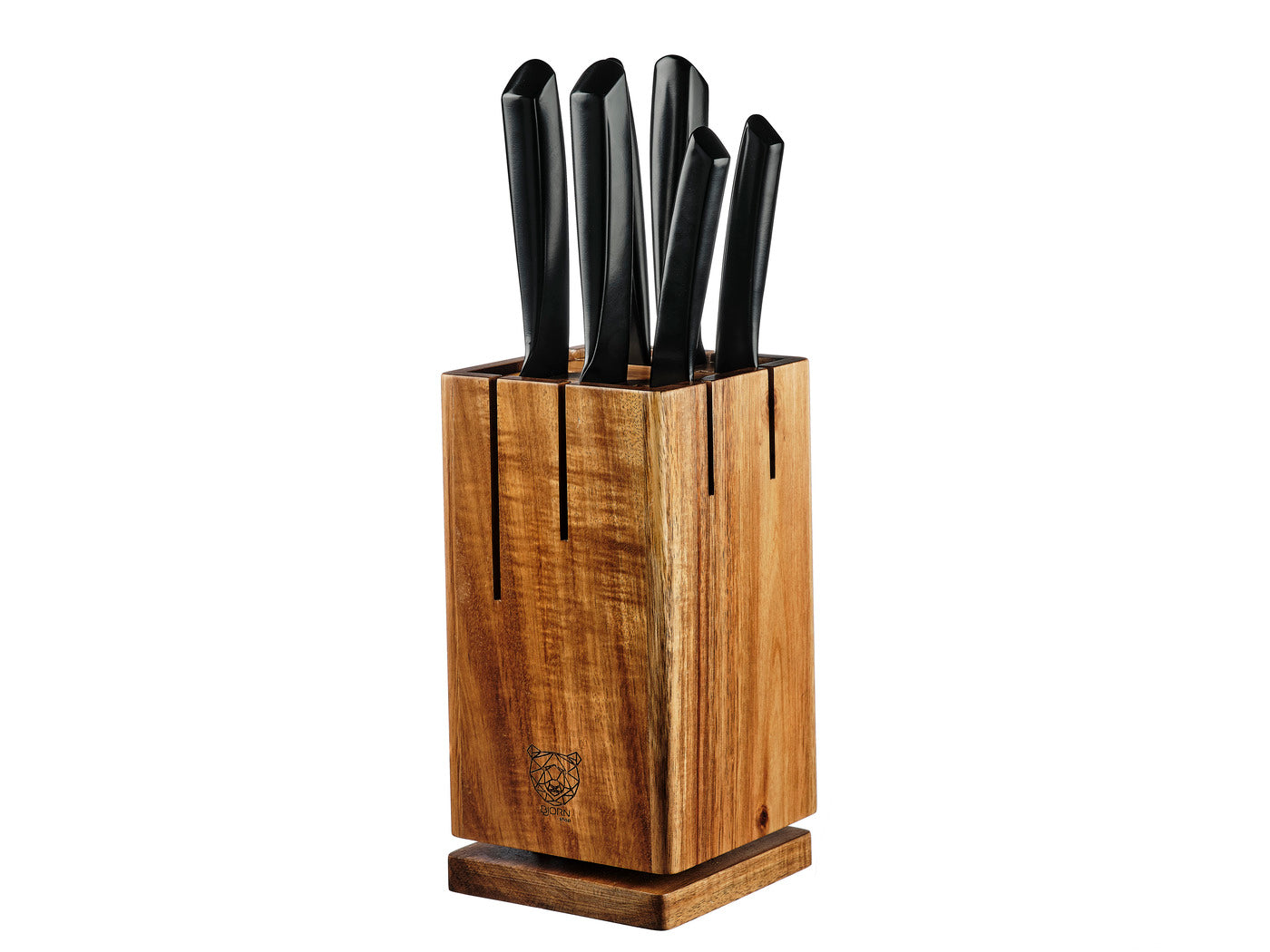 Bloc design de 5 couteaux de cuisine