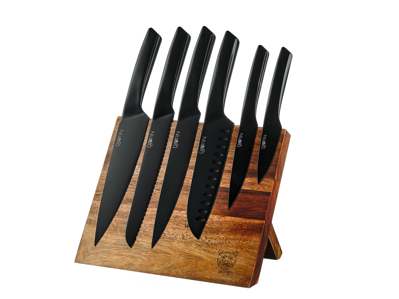 Bloc couteaux de cuisine JENSEN RAUMA - 7 pièces