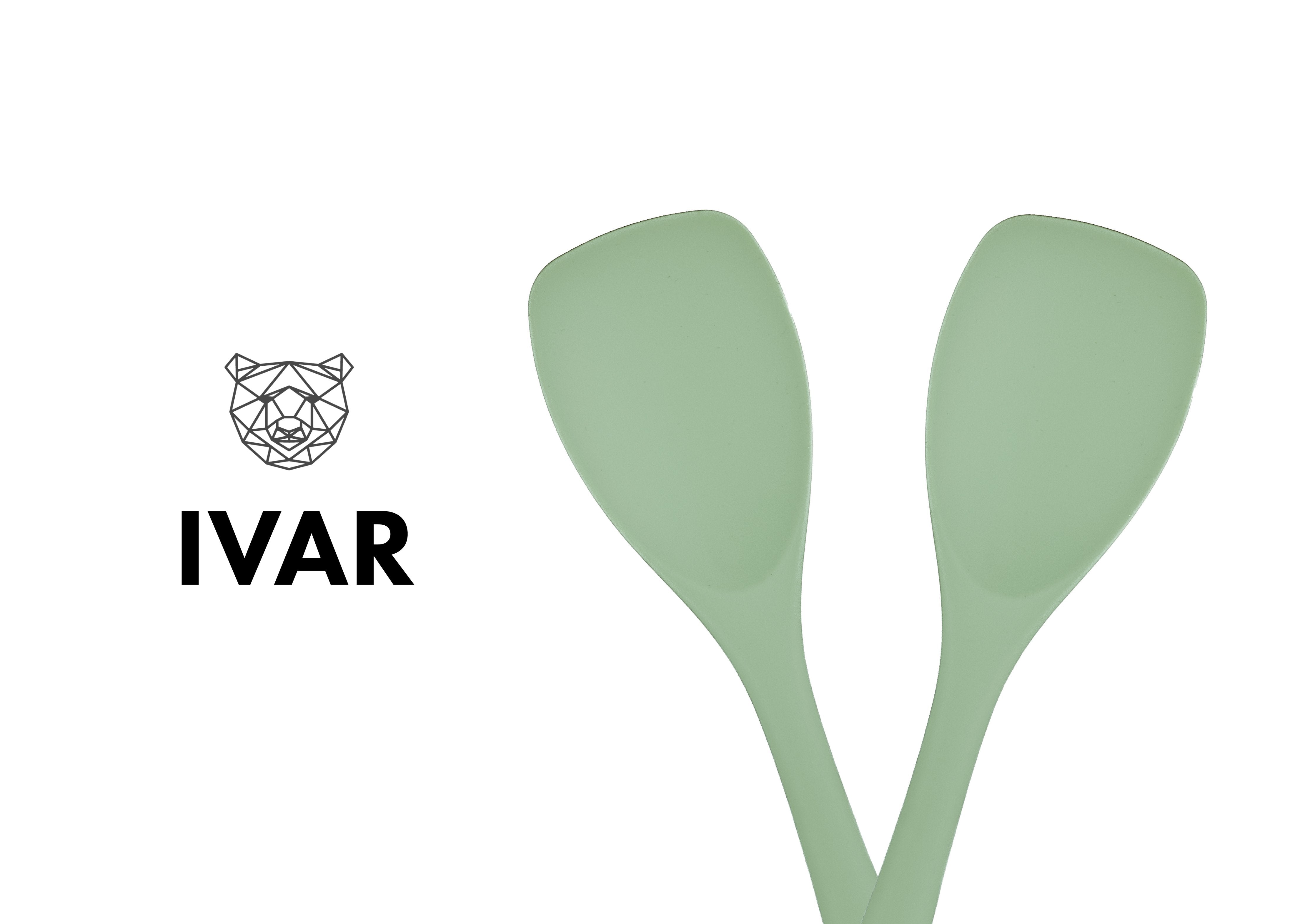 Couverts à salade en silicone IVAR