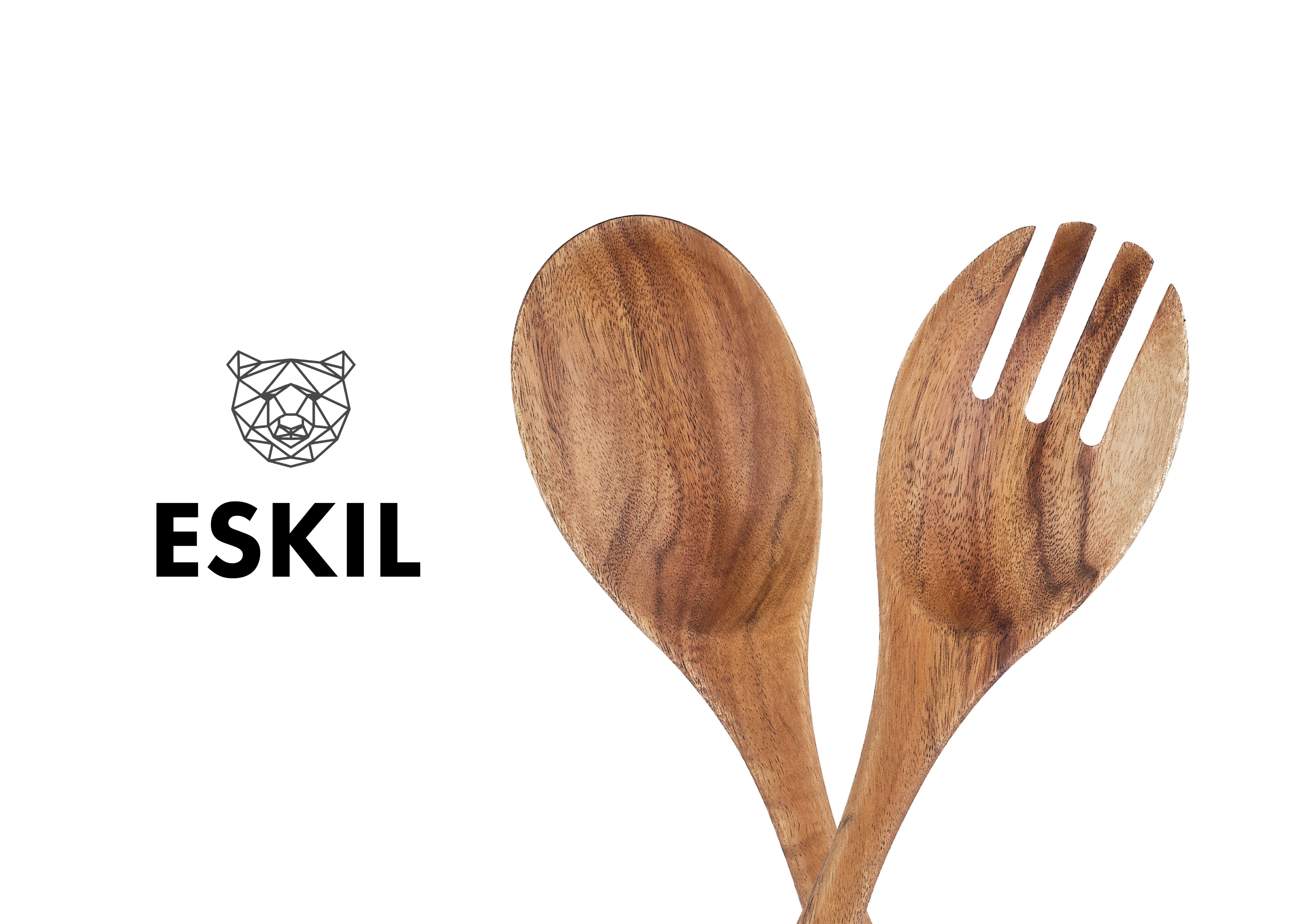 Couverts à salade en bois d'acacia ESKIL