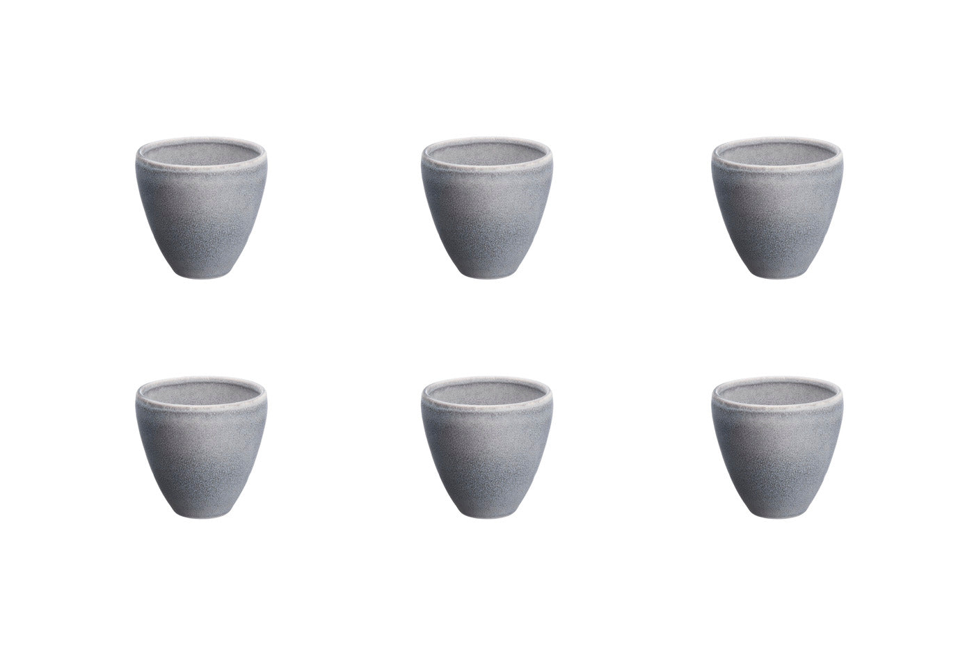 Tasse STONE 15cl - 6 pièces - Gris lune