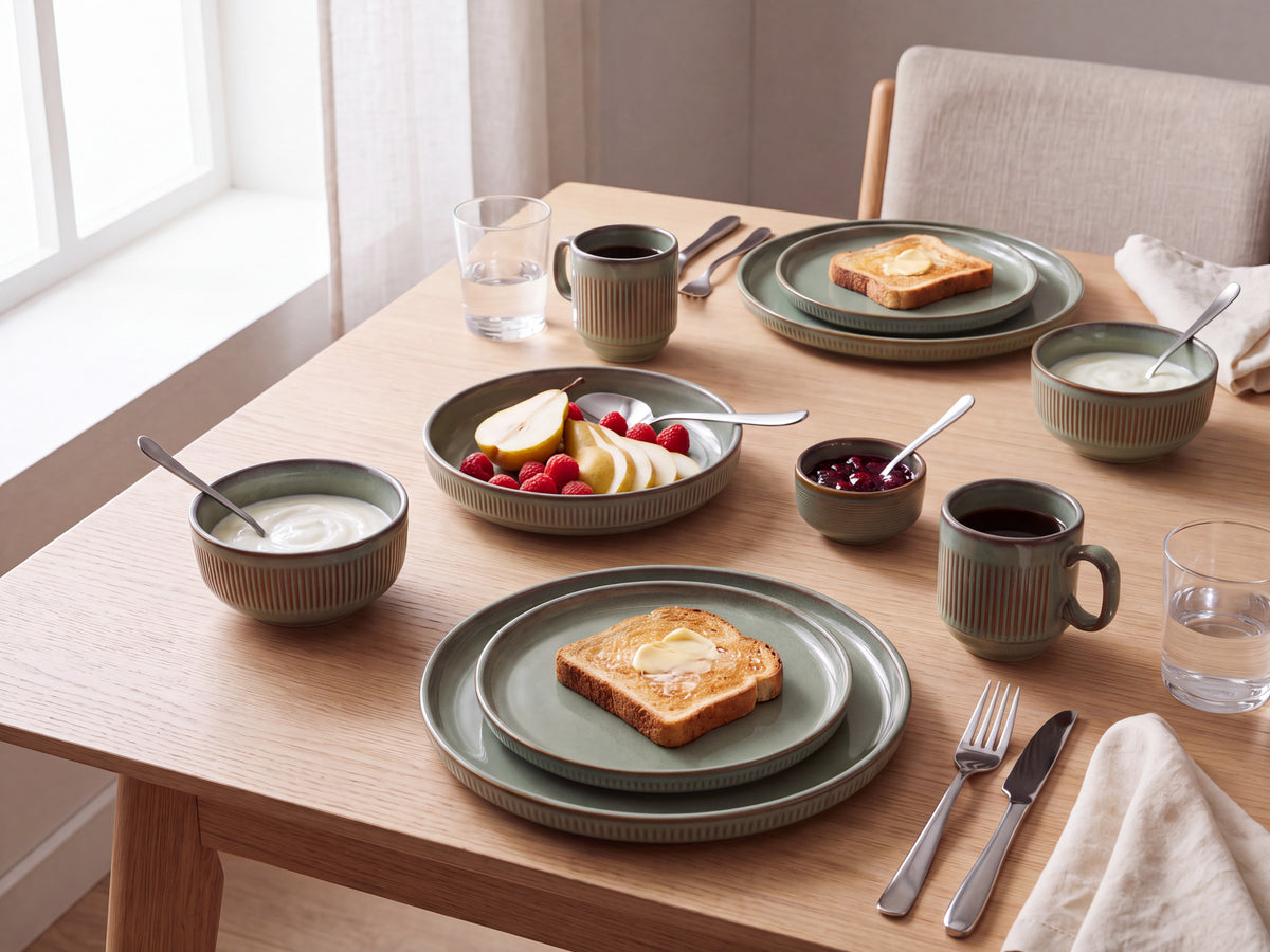 Assiette Ø26cm - 6 pièces - collection REED - Forest