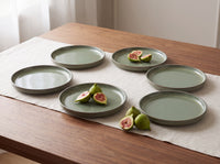 Assiette Ø21cm - 6 pièces - collection REED - Forest