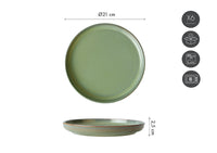 Assiette Ø21cm - 6 pièces - collection REED - Forest