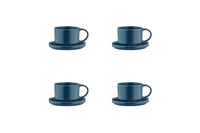 Tasse SCANDI 15cl et soucoupe Ø12cm - 8 pièces - Marine