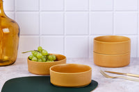 Bol SCANDI Ø16,5cm - 4 pièces - Ocre