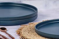 Assiette SCANDI Ø27,5cm - 4 pièces - Marine