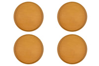 Assiette SCANDI Ø27,5cm - 4 pièces - Ocre