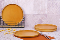 Assiette SCANDI Ø27,5cm - 4 pièces - Ocre