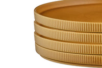 Assiette SCANDI Ø27,5cm - 4 pièces - Ocre