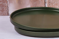 Assiette SCANDI Ø27,5cm - 4 pièces - Olive
