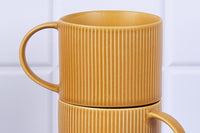 Mug SCANDI 50cl - 4 pièces - Ocre