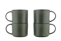 Mug SCANDI 50cl - 4 pièces - Olive