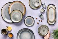 Assiette creuse GENESIS Ø21cm - 6 pièces - Terre