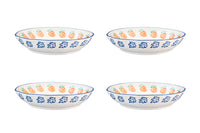 Assiette creuse NAPOLI Ø21,5cm - 4 pièces - Agrume