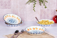 Assiette creuse NAPOLI Ø21,5cm - 4 pièces - Agrume