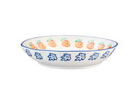 Assiette creuse NAPOLI Ø21,5cm - 4 pièces - Agrume
