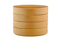 Assiette creuse SCANDI Ø21,5cm - 4 pièces - Ocre
