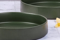 Assiette creuse SCANDI Ø21,5cm - 4 pièces - Olive