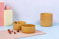 Bol SCANDI Ø12cm - 4 pièces - Ocre