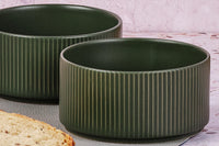 Bol SCANDI Ø12cm - 4 pièces - Olive
