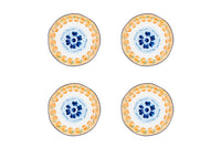 Assiette NAPOLI Ø20cm - 4 pièces - Agrume