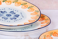 Assiette NAPOLI Ø20cm - 4 pièces - Agrume