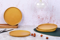 Assiette SCANDI Ø21,5cm - 4 pièces - Ocre