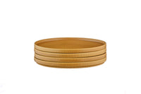 Assiette SCANDI Ø21,5cm - 4 pièces - Ocre