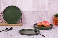 Assiette SCANDI Ø21,5cm - 4 pièces - Olive