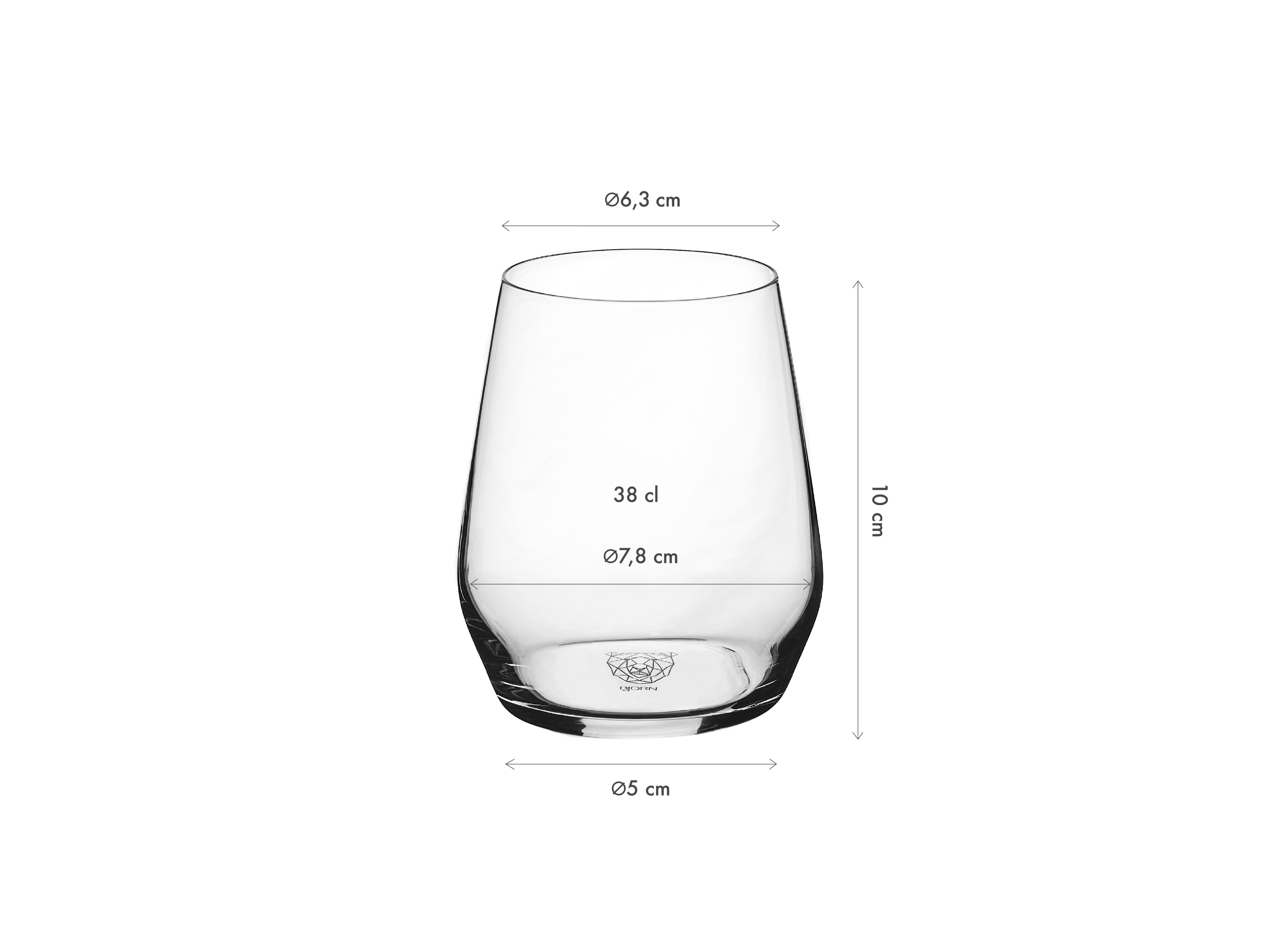 Gobelet 38cl LAGOM - 6 pièces