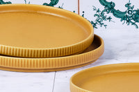 Assiette SCANDI Ø16,5cm - 4 pièces - Ocre