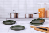 Assiette SCANDI Ø16,5cm - 4 pièces - Olive