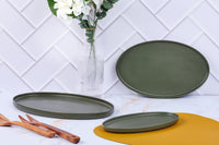 Plateau de service SCANDI - 3 pièces - Olive
