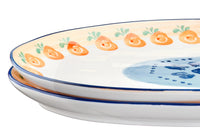Plateau de service NAPOLI 36,5 x 22cm - 2 pièces - Agrume