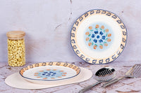 Plateau de service NAPOLI Ø30cm - 2 pièces - Agrume