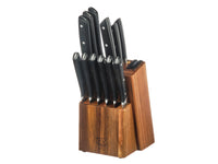 Bloc couteaux de cuisine et couteaux à steak ERLING LOVIISA - 14 pièces