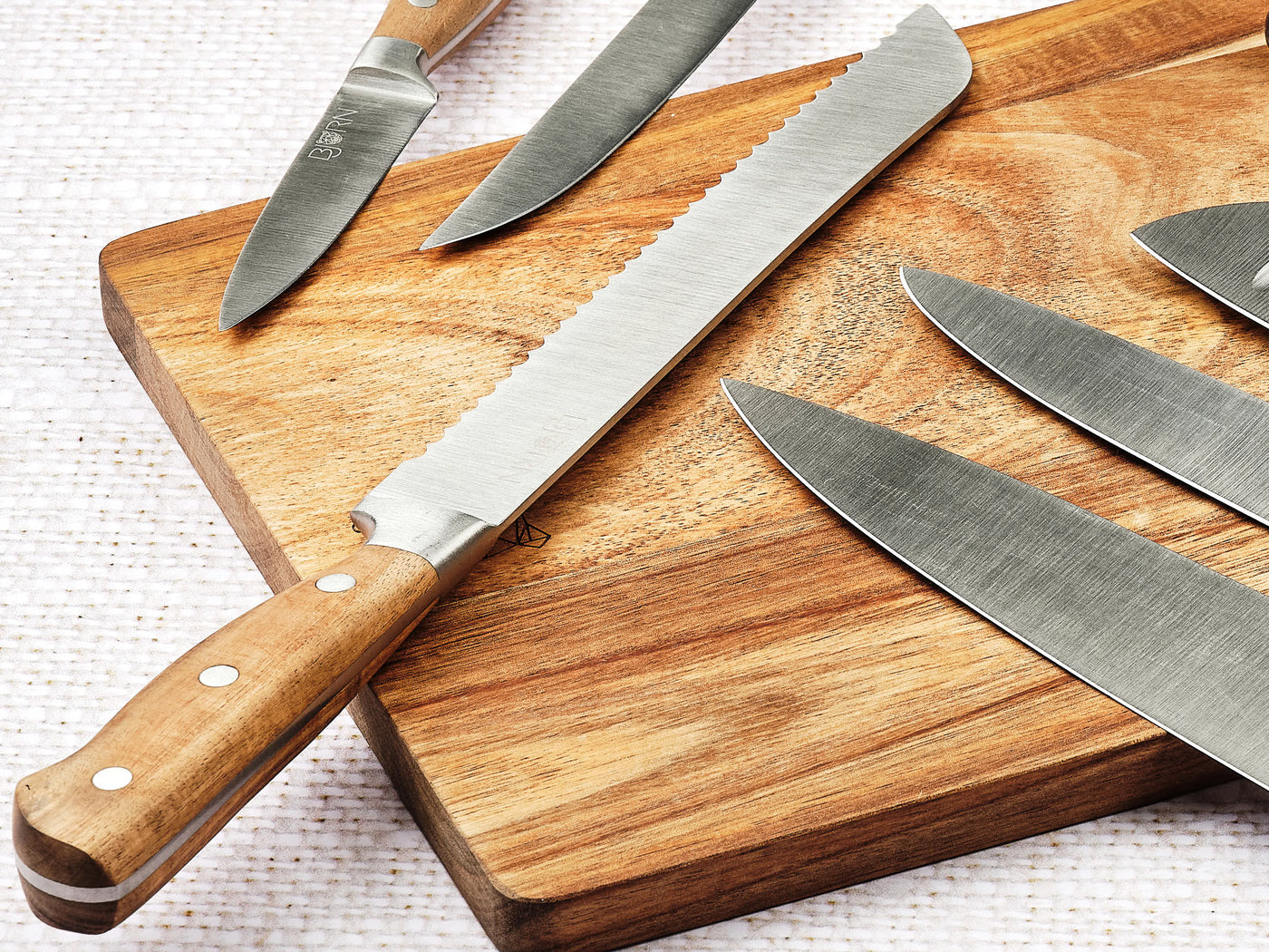 Bloc couteaux de cuisine JAKOB VANTAA - 7 pièces