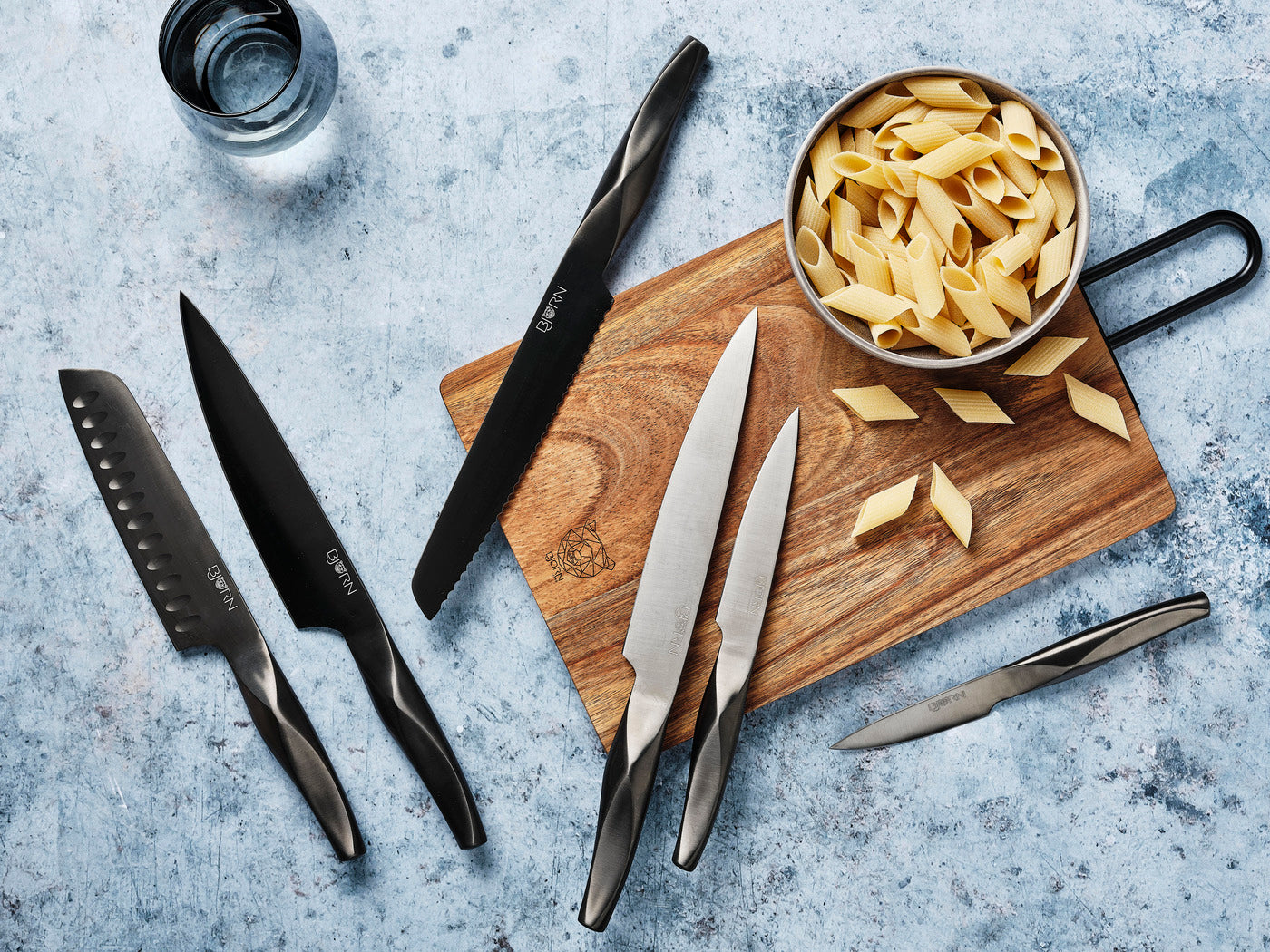 Bloc couteaux de cuisine LARUS PORVOO - 8 pièces