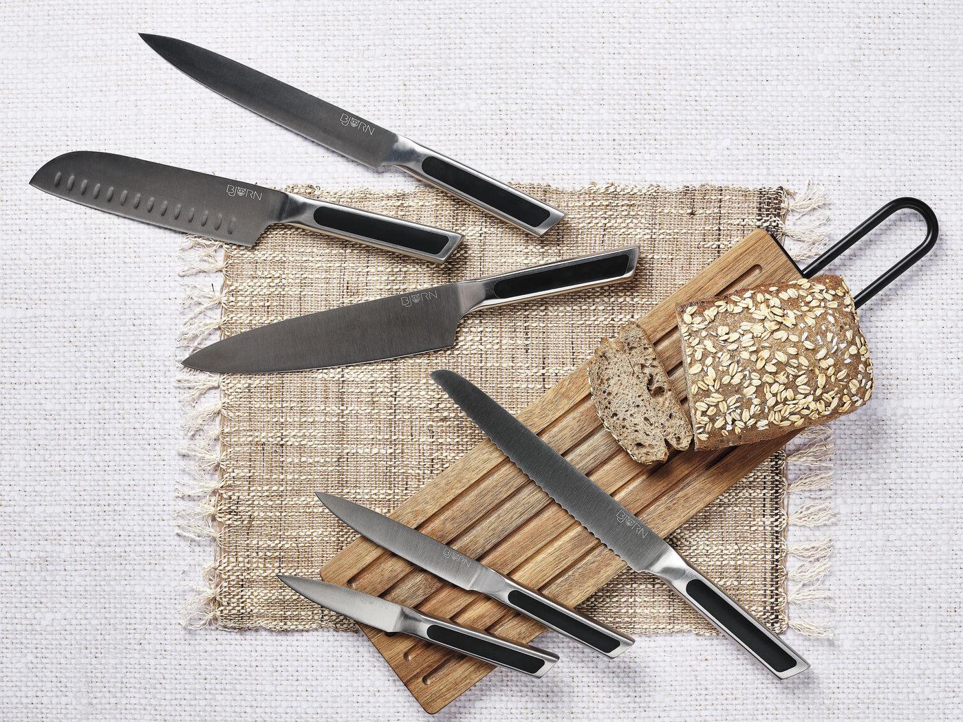 Bloc couteaux de cuisine ERLING SKAGEN - 7 pièces – Les Bienfaiteurs