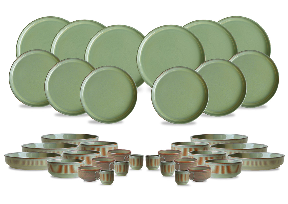 Servizio di stoviglie Completo - 36 pezzi - collezione REED - Foresta