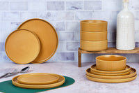 Service Les Essentiels SCANDI - 12 pièces - Ocre