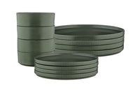 Service Les Essentiels SCANDI - 12 pièces - Olive