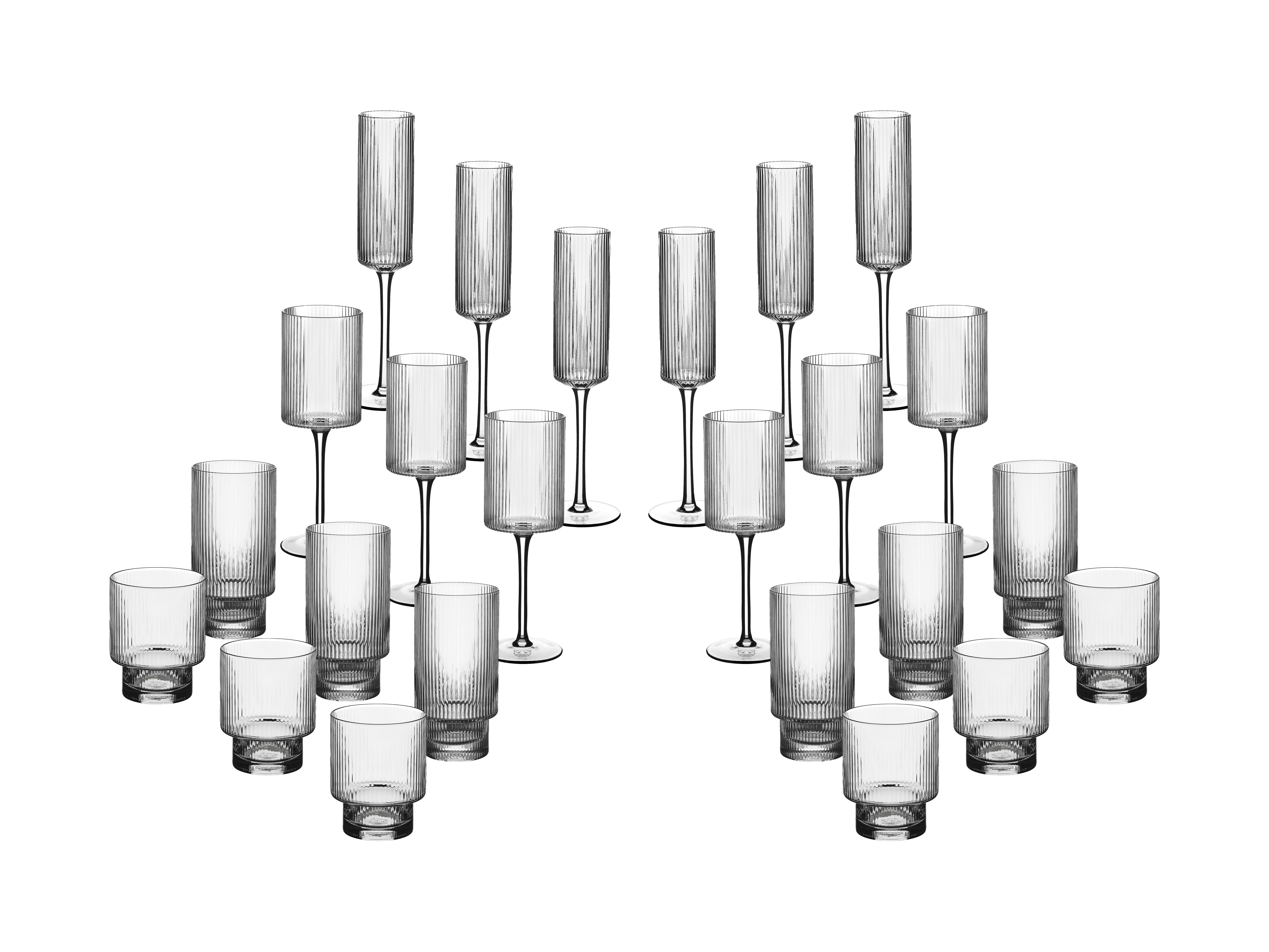 Set de verres complet LINJE - 24 pièces