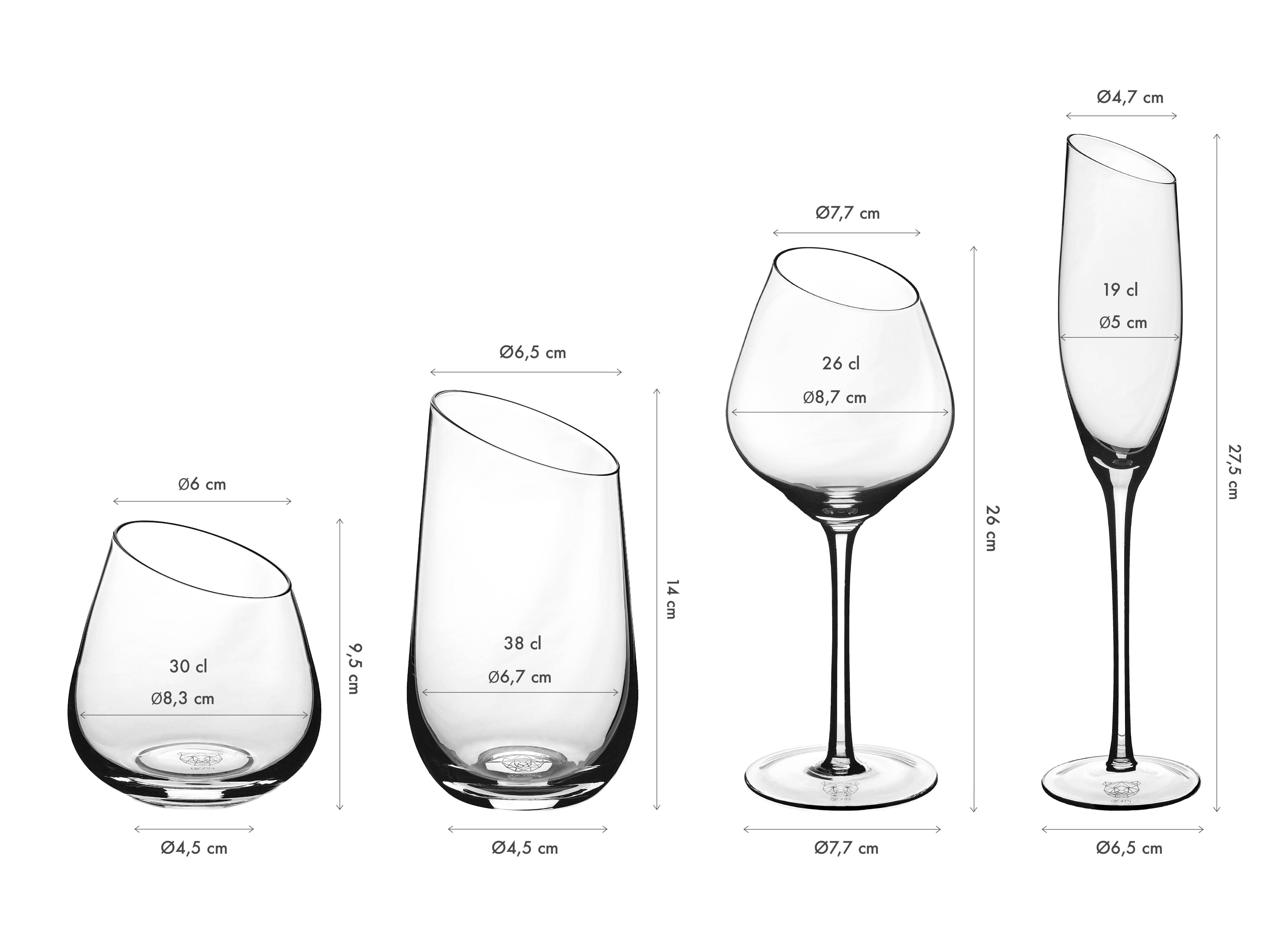 Set de verres complet SVÄVA - 24 pièces