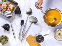 Set d'ustensiles de cuisine en acier inoxydable STAL - 10 pièces