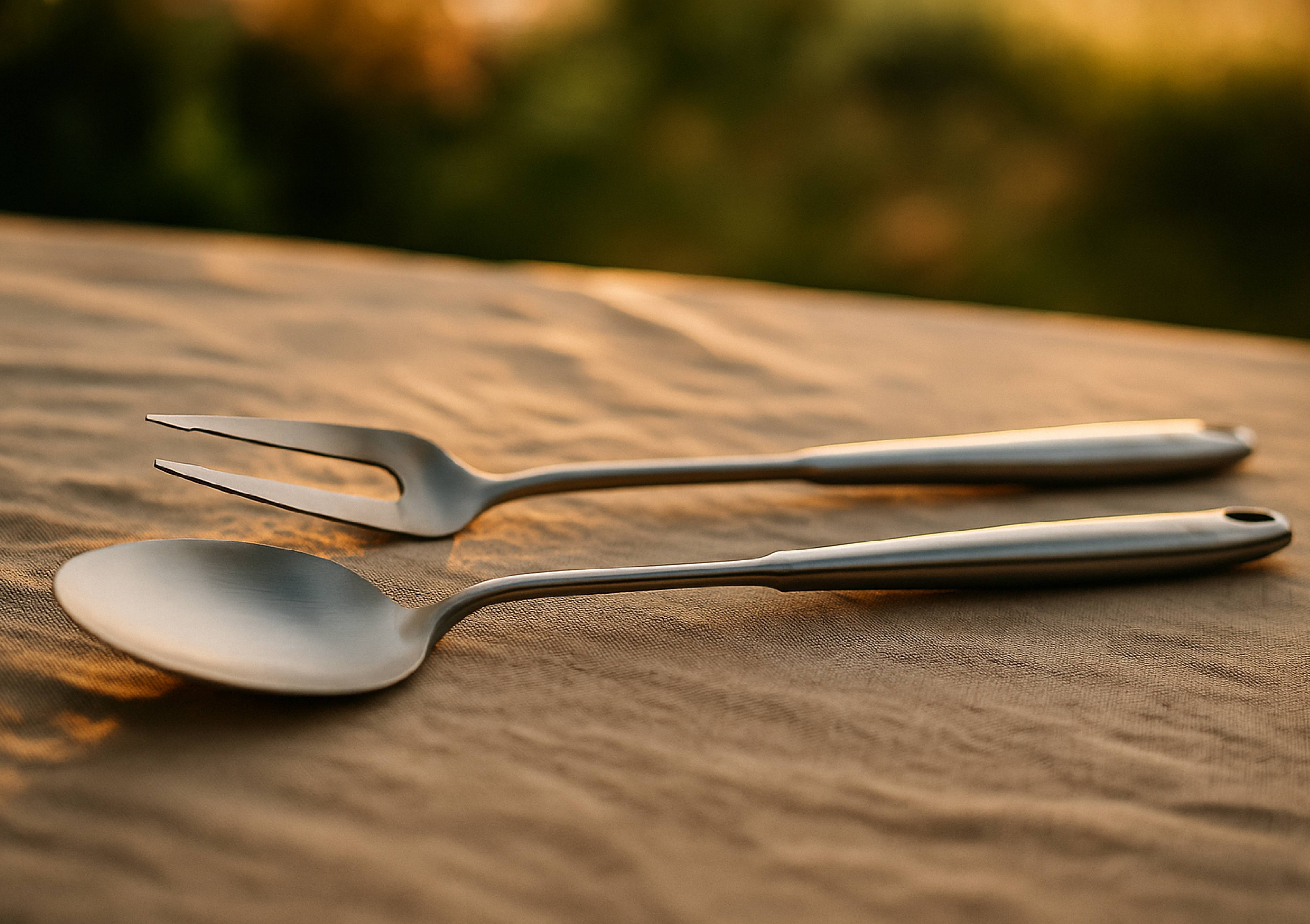 Couverts à salade et barbecue en acier inoxydable STAL